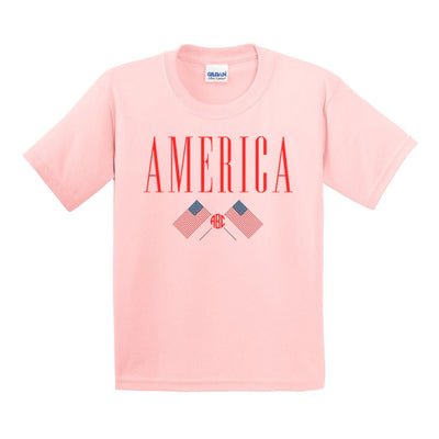 Kids Monogrammed 'America' T-Shirt - United Monograms