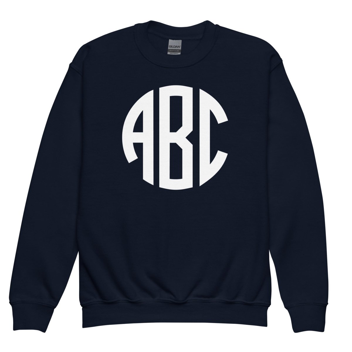 Kids Monogrammed Big Print Crewneck Sweatshirt - United Monograms