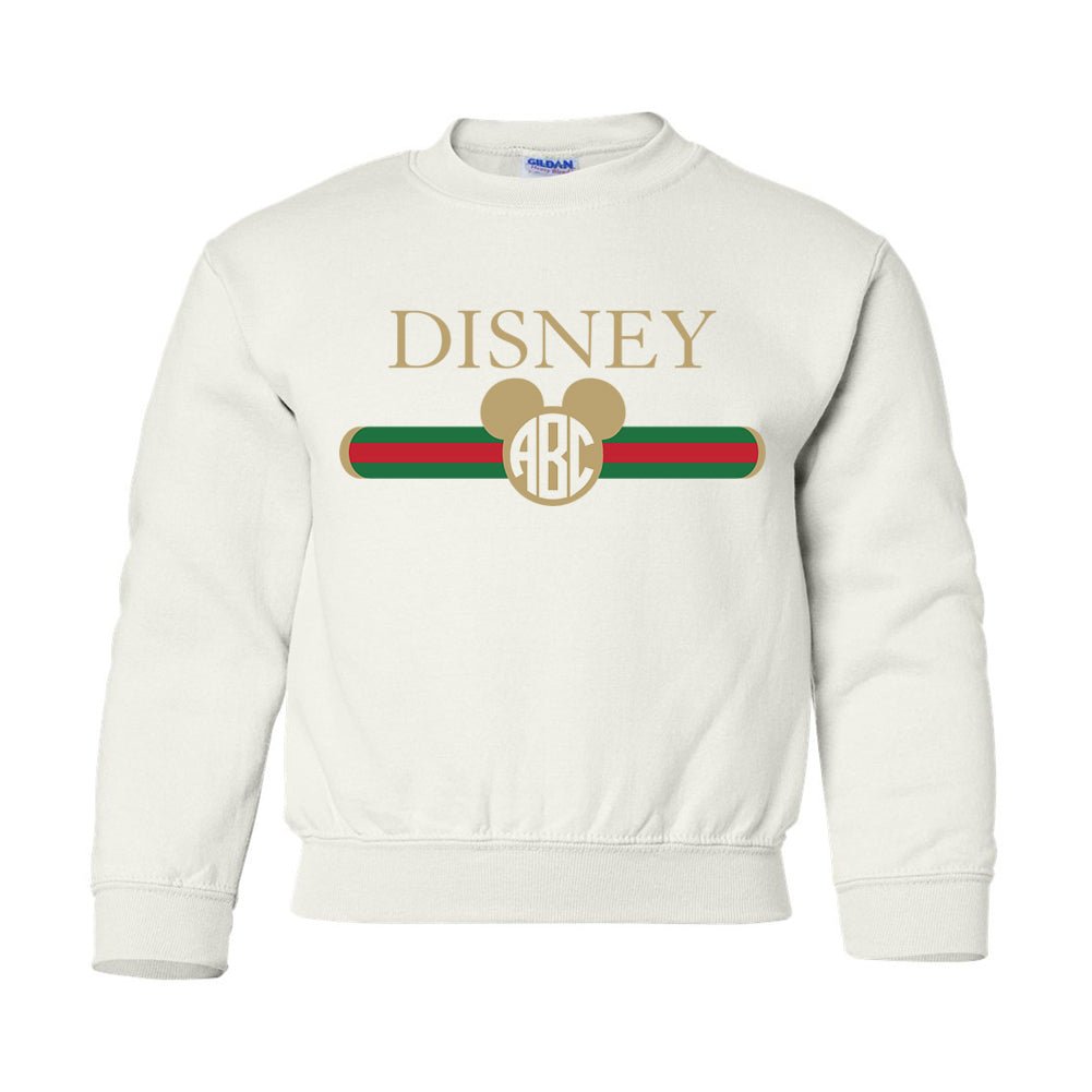 Kids Monogrammed 'Disney Designer Dupe' Crewneck Sweatshirt - United Monograms