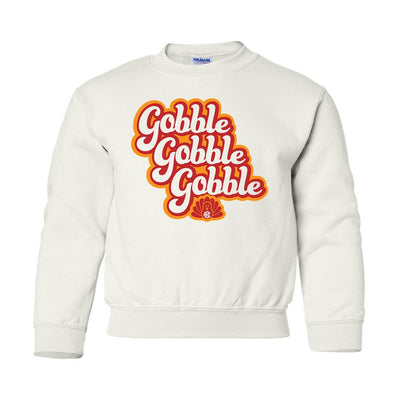 Kids Monogrammed 'Gobble Gobble' Crewneck Sweatshirt - United Monograms