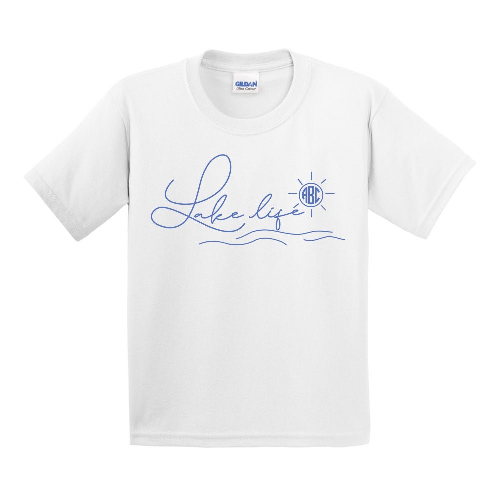 Kids Monogrammed 'Lake Life' T-Shirt - United Monograms