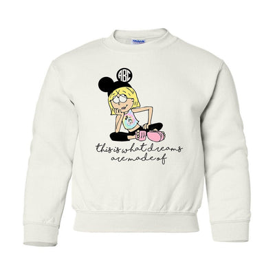 Kids Monogrammed 'Lizzie McGuire Disney' Crewneck Sweatshirt - United Monograms