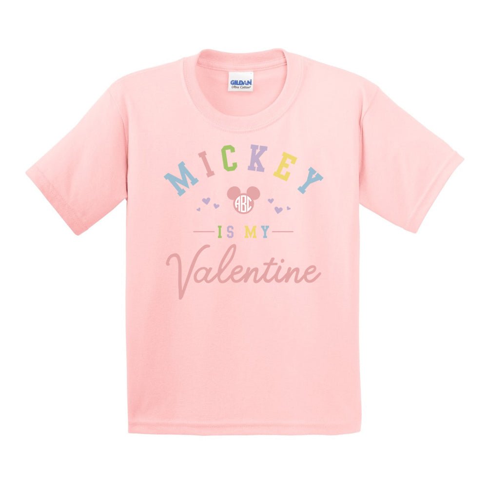 Kids Monogrammed 'Mickey Is My Valentine' T-Shirt - United Monograms