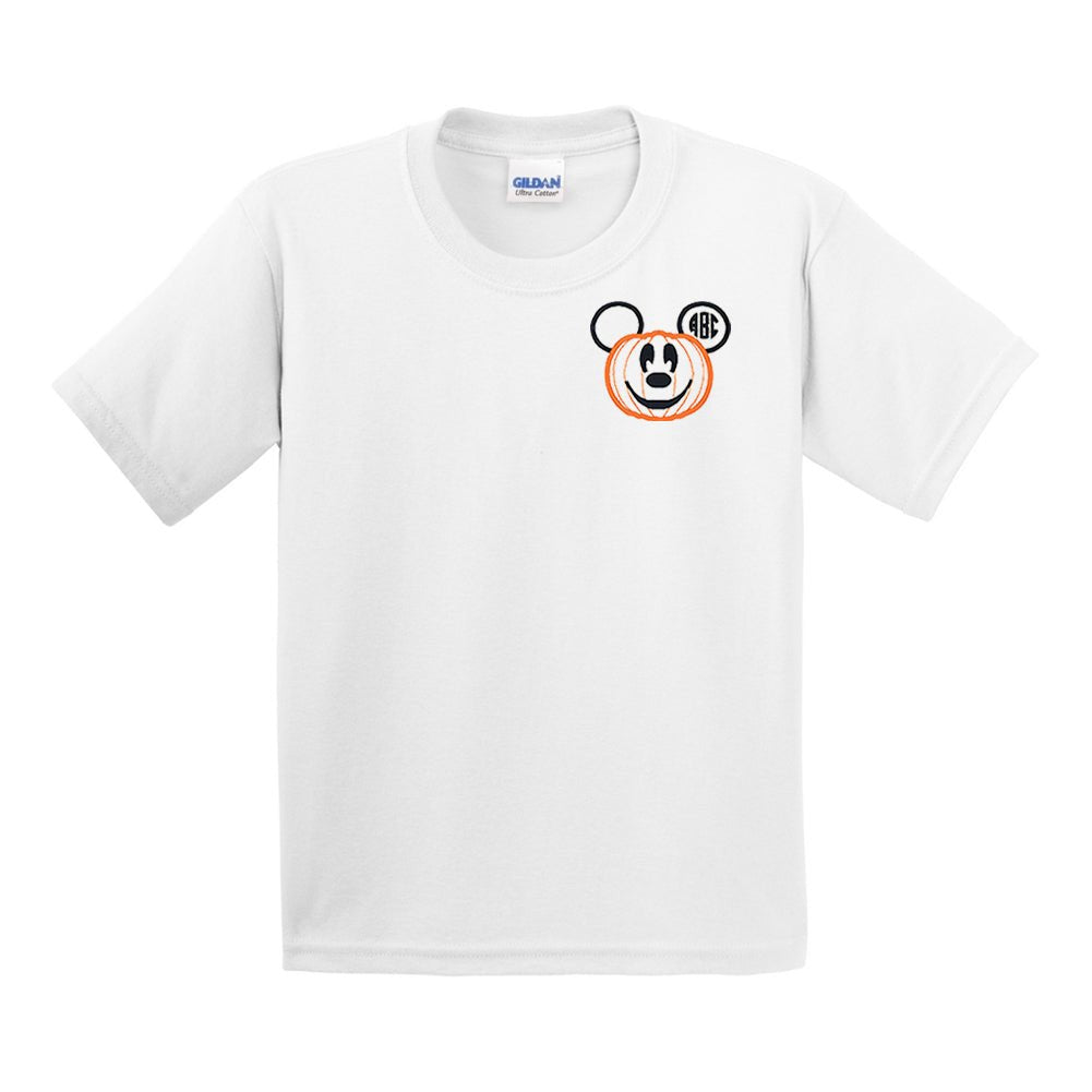Kids Monogrammed Mickey Pumpkin T-Shirt - United Monograms
