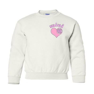 Kids Monogrammed Mini Crewneck Sweatshirt - United Monograms