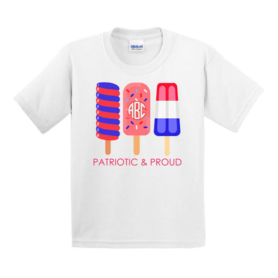Kids Monogrammed 'Patriotic & Proud' T-Shirt - United Monograms