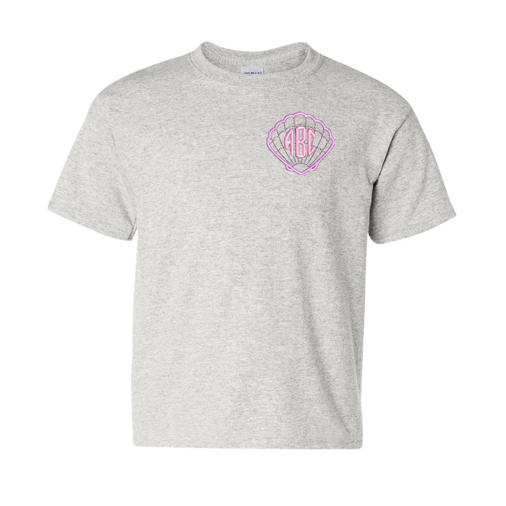 Kids Monogrammed Seashell T-Shirt - United Monograms