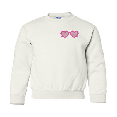 Kids Monogrammed Sunglasses Crewneck Sweatshirt - United Monograms