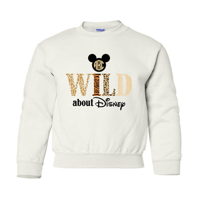 Kids Monogrammed 'Wild About Disney' Crewneck Sweatshirt - United Monograms