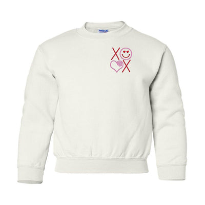 Kids Monogrammed XOXO Smiley Crewneck Sweatshirt - United Monograms