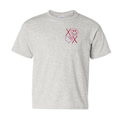 Kids Monogrammed XOXO Smiley Face T-Shirt - United Monograms