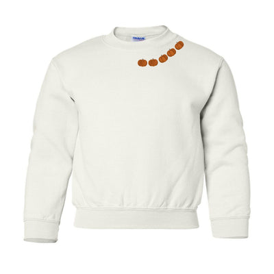 Kids 'Pumpkin Collar' Crewneck Sweatshirt - United Monograms
