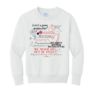 Kids 'Swiftie Valentine's Day' Crewneck Sweatshirt - United Monograms