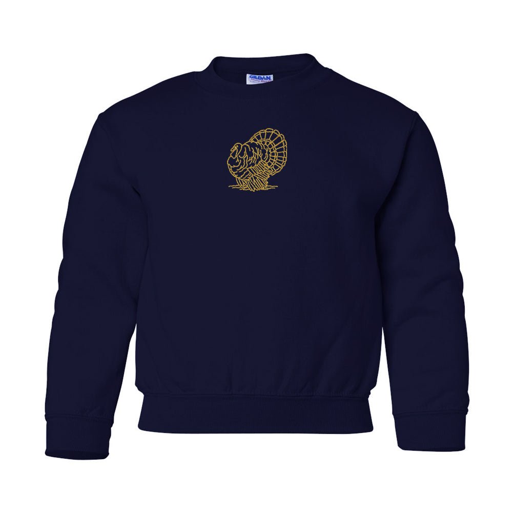 Kids Turkey Crewneck Sweatshirt - United Monograms