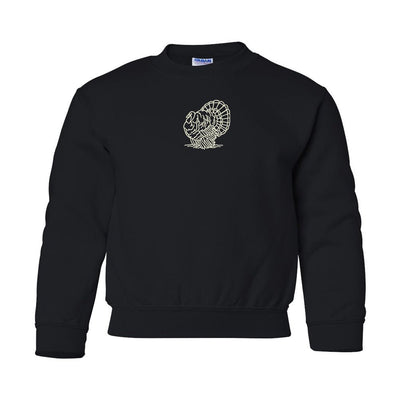 Kids Turkey Crewneck Sweatshirt - United Monograms