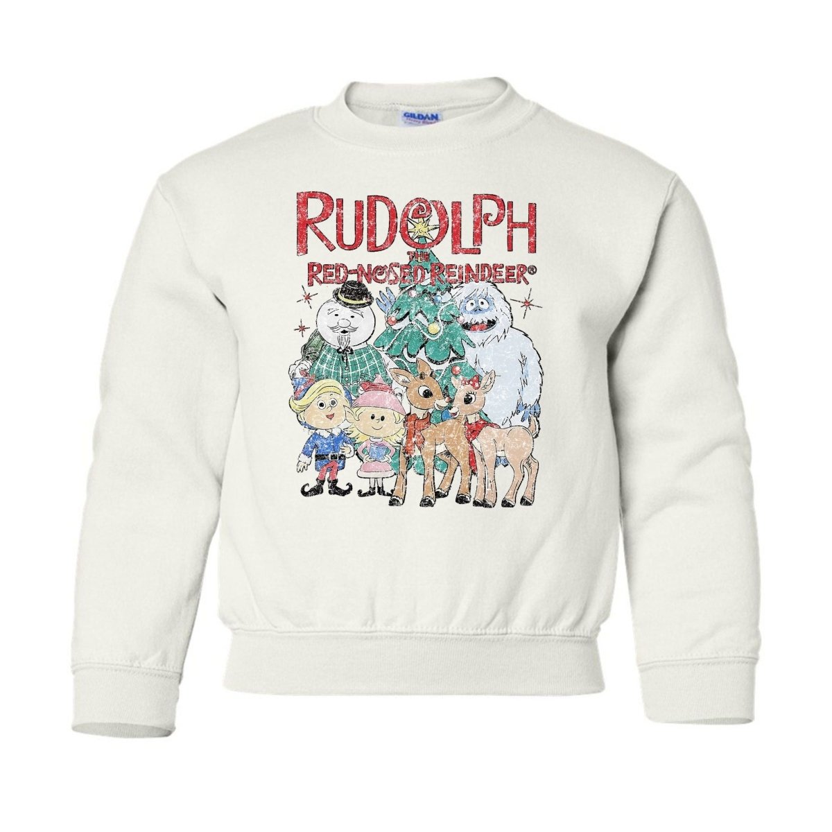 Kids 'Vintage Rudolph' Crewneck Sweatshirt - United Monograms