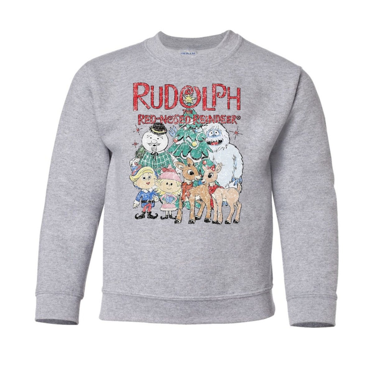 Kids 'Vintage Rudolph' Crewneck Sweatshirt - United Monograms