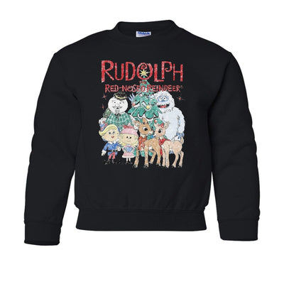 Kids 'Vintage Rudolph' Crewneck Sweatshirt - United Monograms