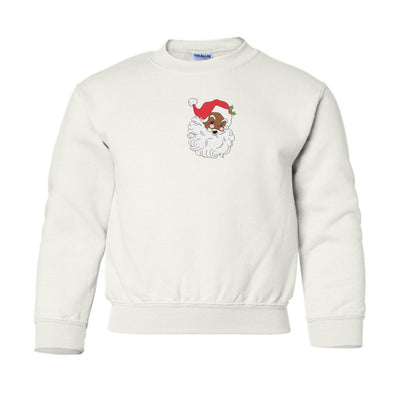 Kids 'Vintage Santa' Embroidered Crewneck Sweatshirt - United Monograms