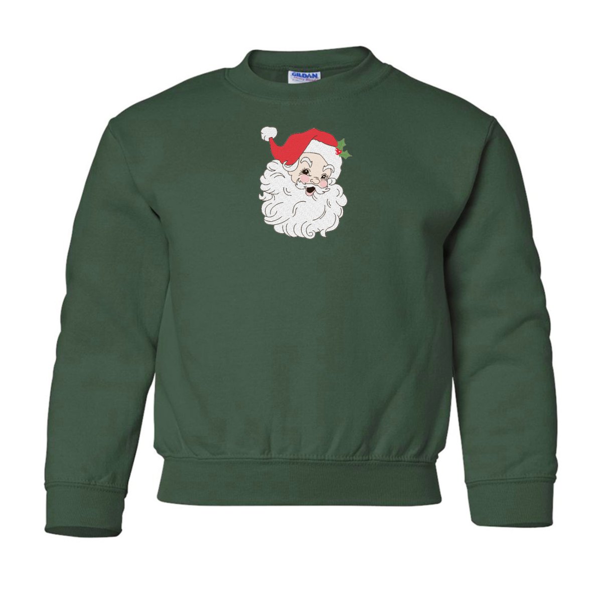 Kids 'Vintage Santa' Embroidered Crewneck Sweatshirt - United Monograms