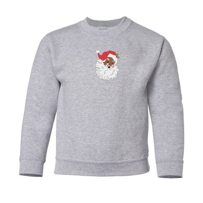 Kids 'Vintage Santa' Embroidered Crewneck Sweatshirt - United Monograms