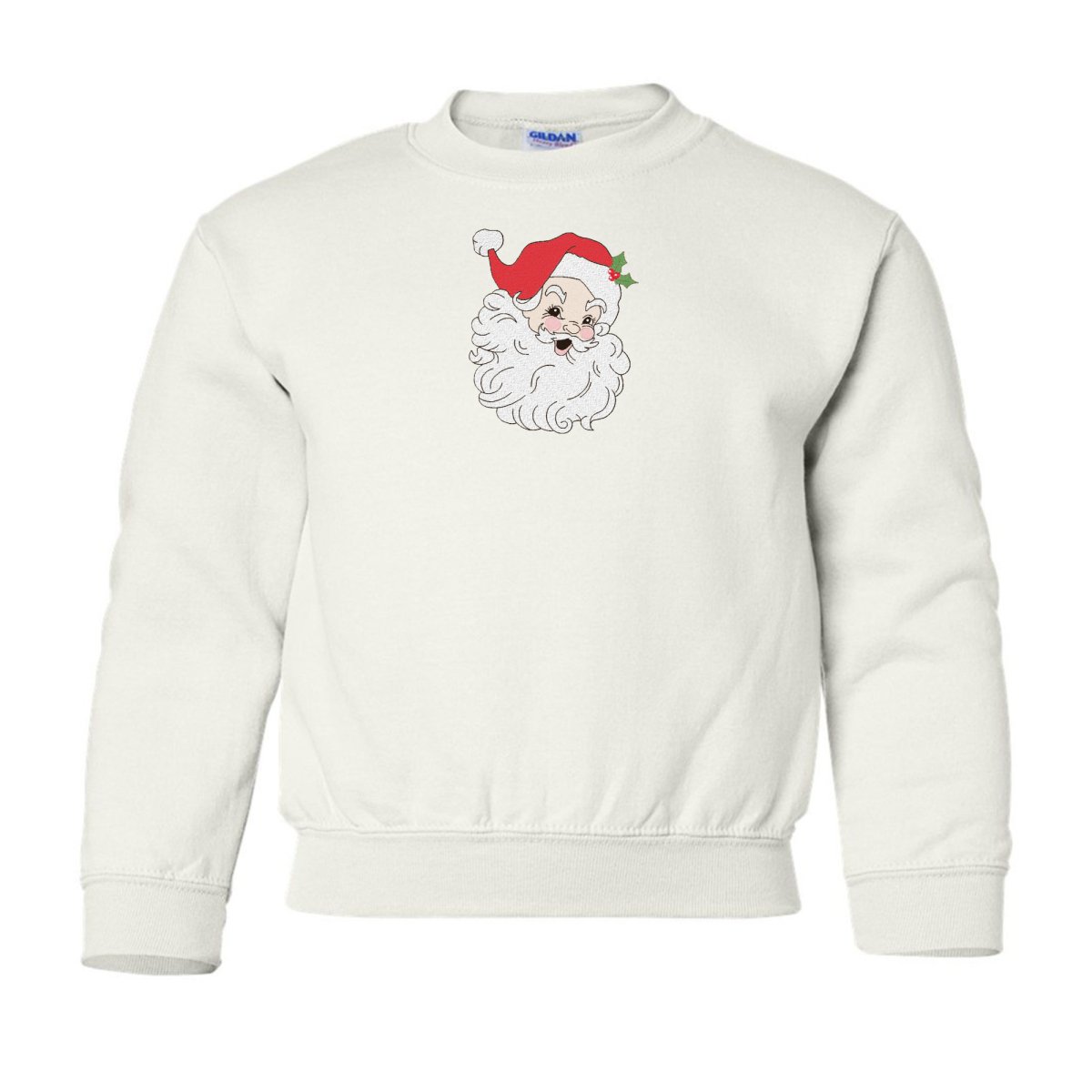 Kids 'Vintage Santa' Embroidered Crewneck Sweatshirt - United Monograms