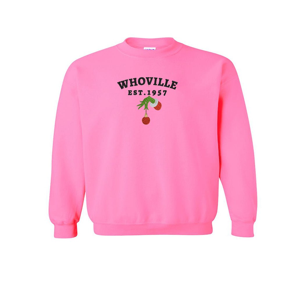 Kids Whoville Embroidered Crewneck Sweatshirt - United Monograms