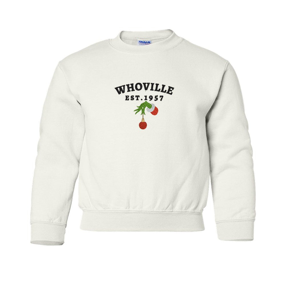 Kids Whoville Embroidered Crewneck Sweatshirt - United Monograms