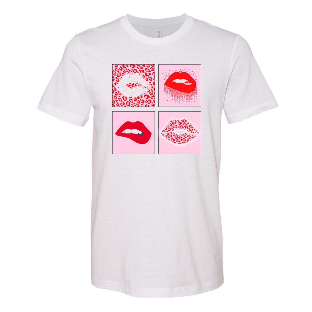 'Leopard Lips' Premium T - Shirt - United Monograms