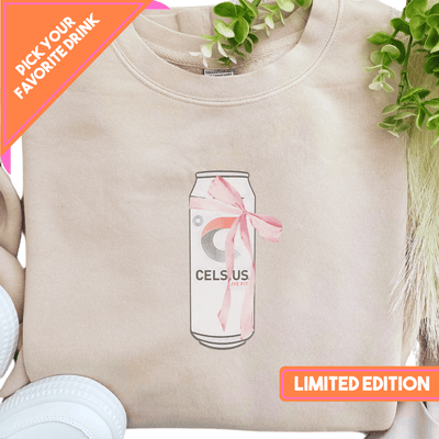 LIMITED EDITION 'Bow Beverages' Cozy Crew (FREE! *ADD TO CART*) - United Monograms