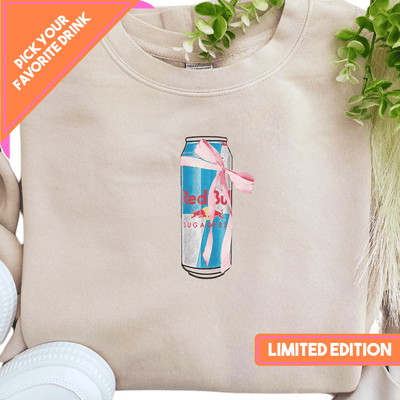 LIMITED EDITION 'Bow Beverages' Cozy Crew (FREE! *ADD TO CART*) - United Monograms