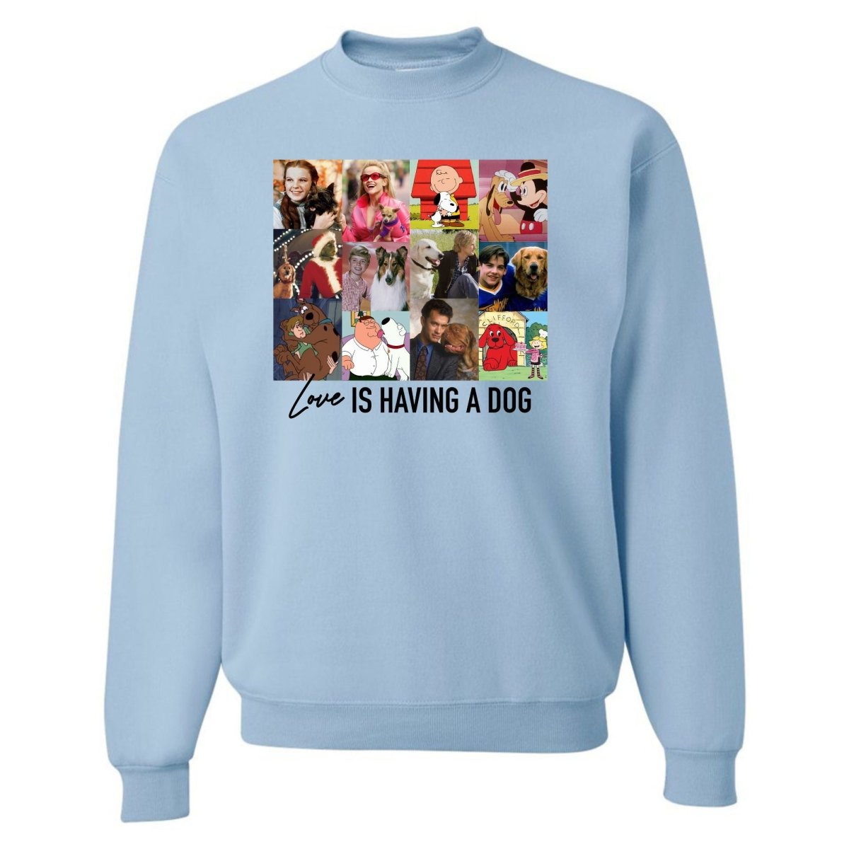 'Love Is Having A Dog' Crewneck Sweatshirt - United Monograms