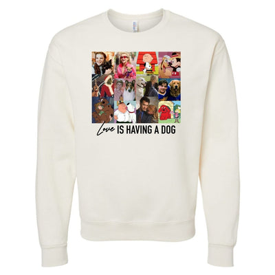 'Love Is Having A Dog' Crewneck Sweatshirt - United Monograms