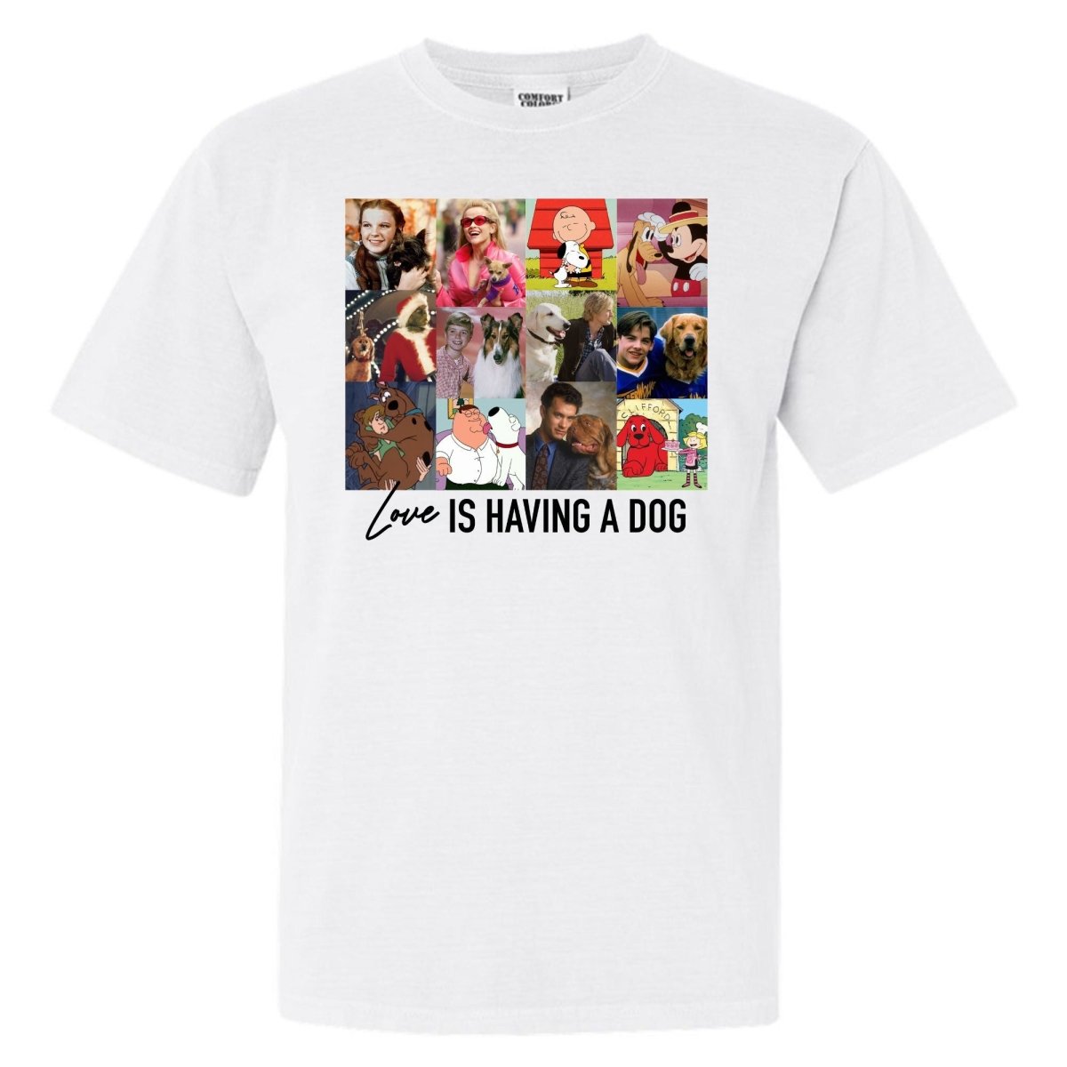 'Love Is Having A Dog' T-Shirt - United Monograms