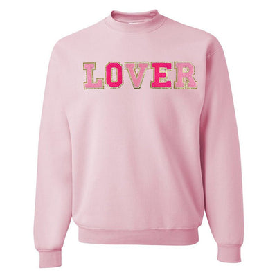 Love/Lover Letter Patch Crewneck Sweatshirt - United Monograms