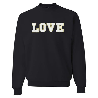 Love/Lover Letter Patch Crewneck Sweatshirt - United Monograms