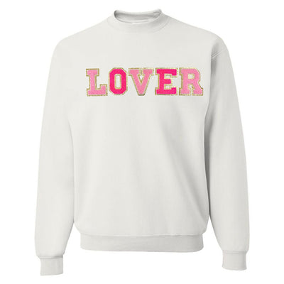 Love/Lover Letter Patch Crewneck Sweatshirt - United Monograms