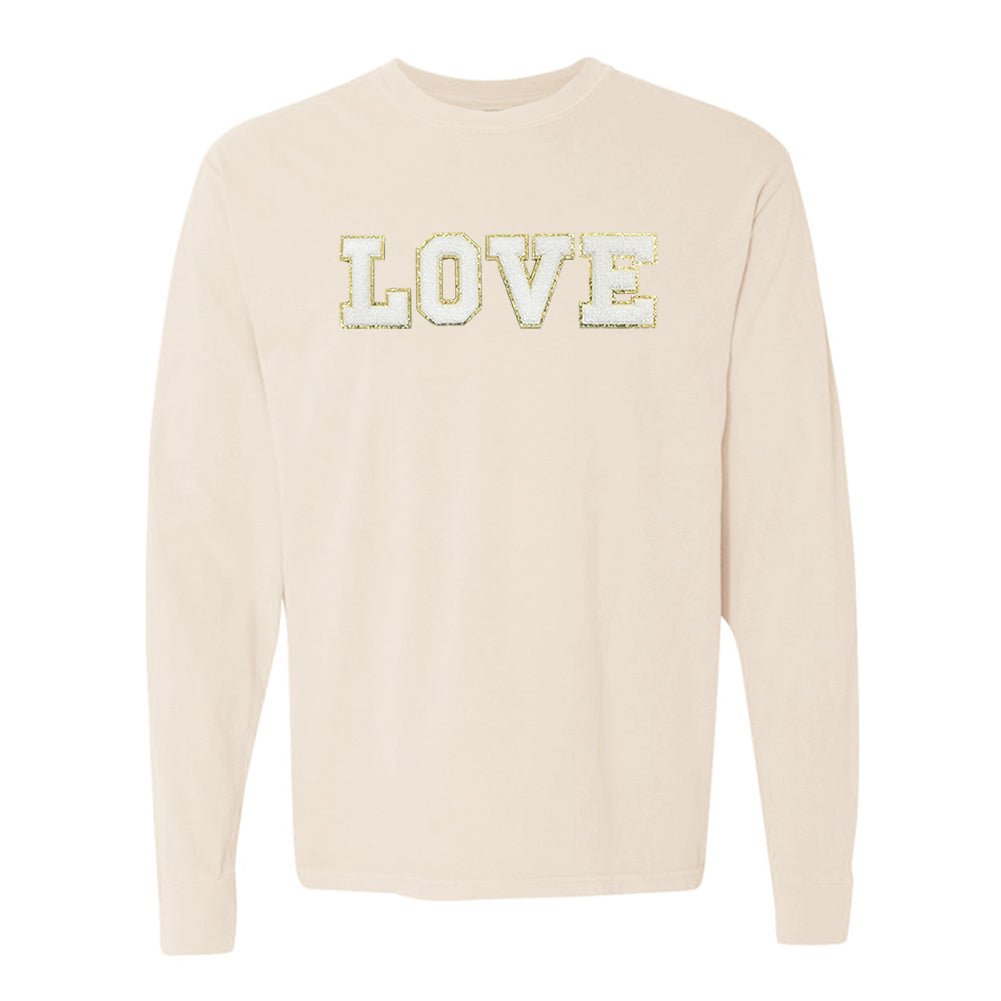 Love/Lover Letter Patch Long Sleeve T-Shirt - United Monograms