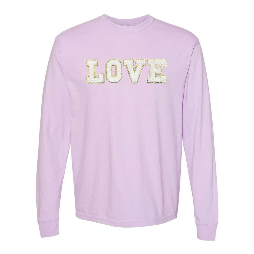 Love/Lover Letter Patch Long Sleeve T-Shirt - United Monograms