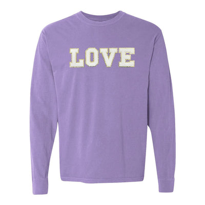 Love/Lover Letter Patch Long Sleeve T-Shirt - United Monograms