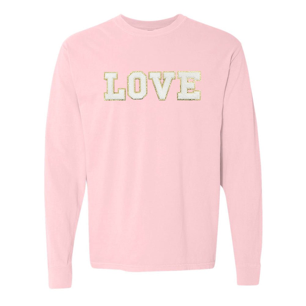 Love/Lover Letter Patch Long Sleeve T-Shirt - United Monograms