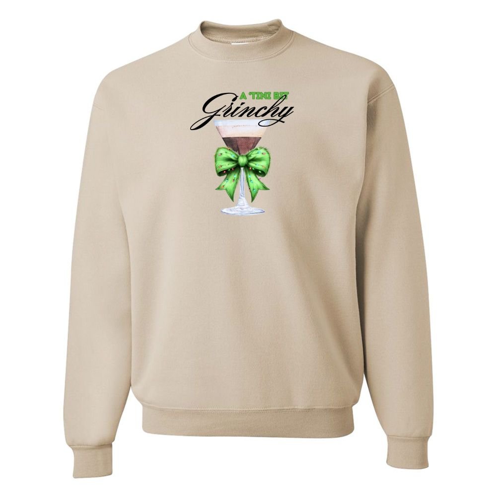 Make It Yours™ 'A 'Tini Bit Grinchy' Martini Sweatshirt - United Monograms