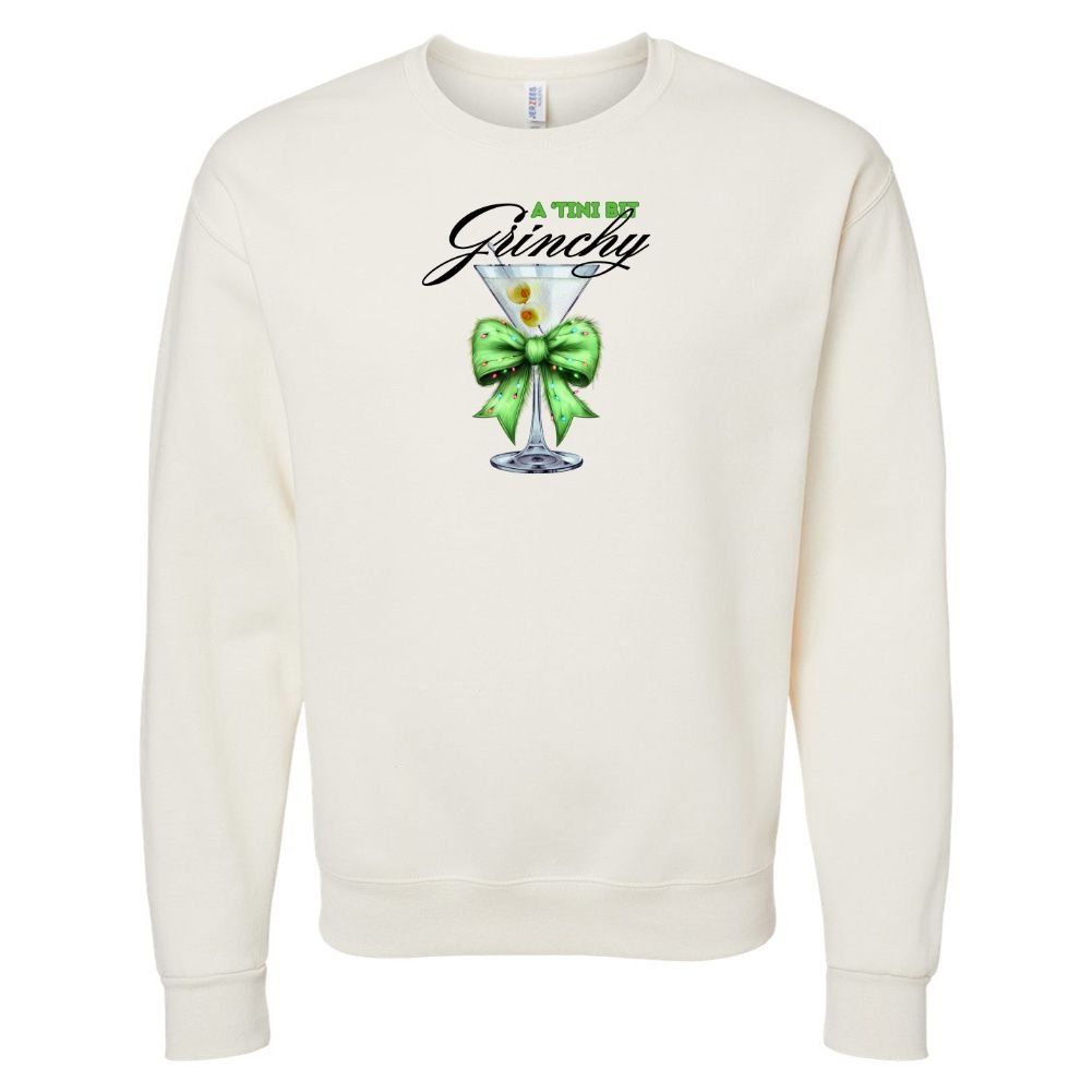 Make It Yours™ 'A 'Tini Bit Grinchy' Martini Sweatshirt - United Monograms