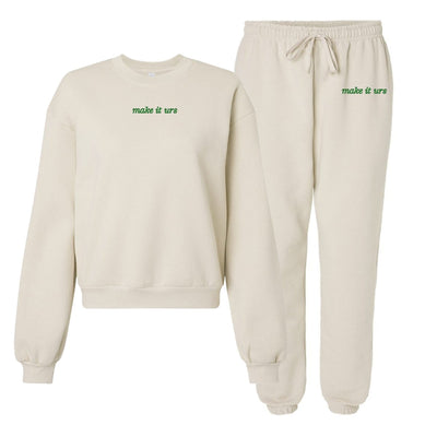 Make It Yours™ American Apparel Cropped Crewneck Set - United Monograms