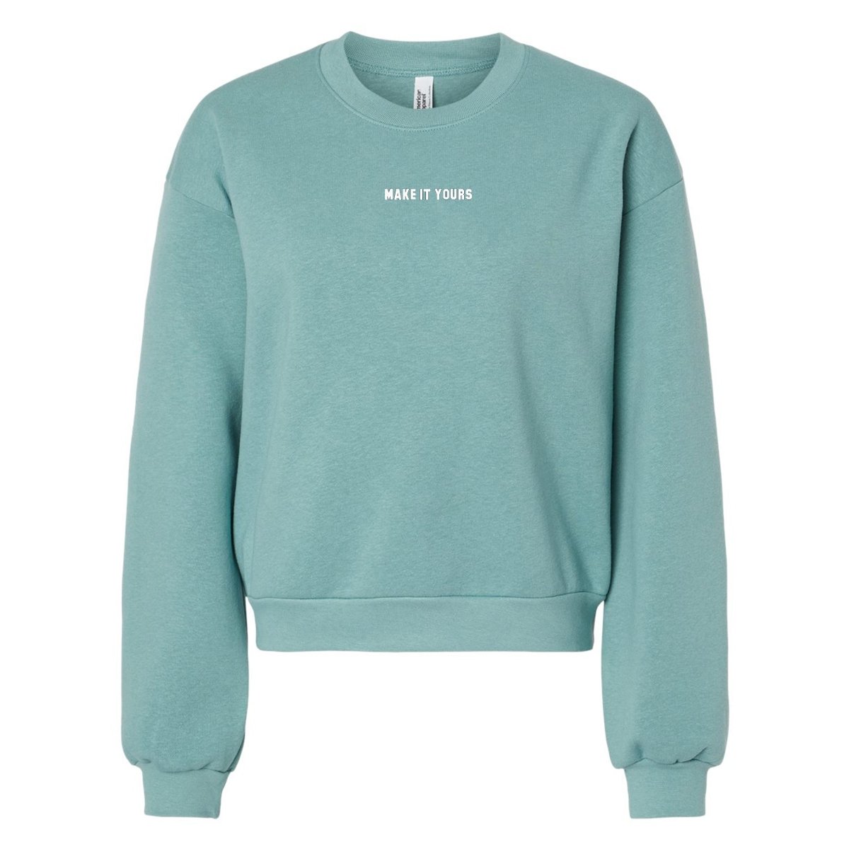 Make It Yours™ American Apparel Cropped Sweatshirt - United Monograms