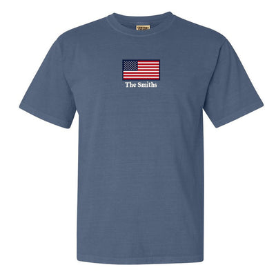 Make It Yours™ 'American Flag' Comfort Colors T-Shirt - United Monograms