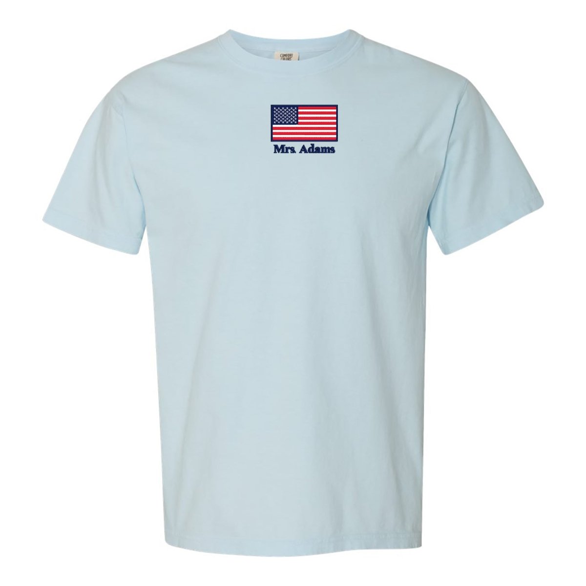 Make It Yours™ 'American Flag' Comfort Colors T-Shirt - United Monograms