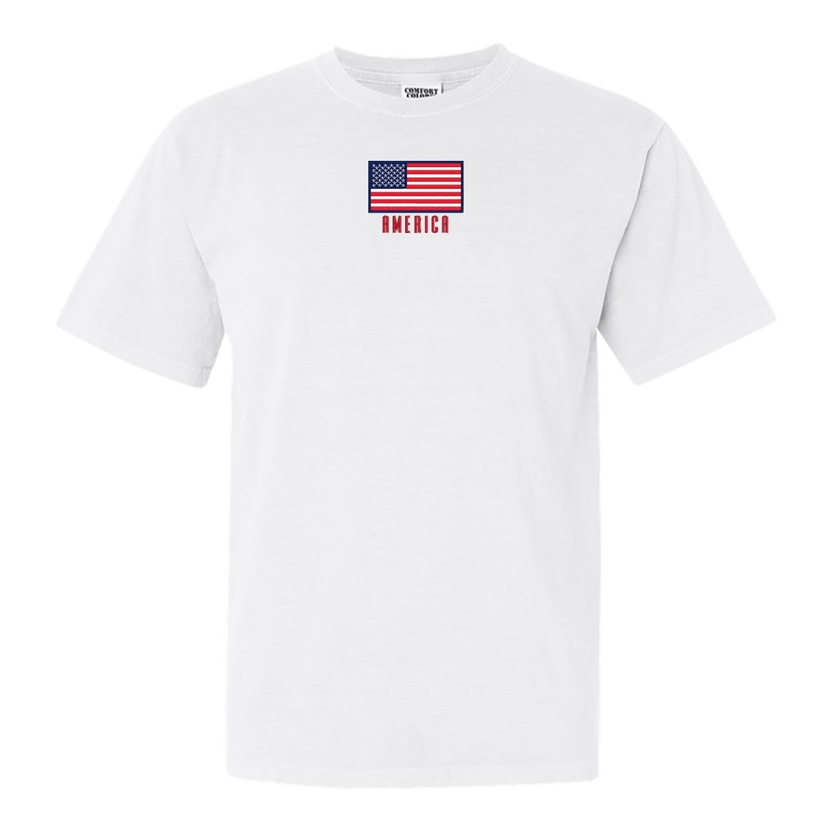 Make It Yours™ 'American Flag' Comfort Colors T-Shirt - United Monograms