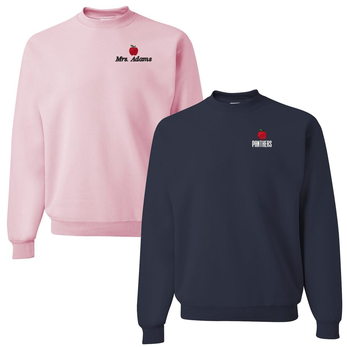 Make It Yours™ Apple Crewneck Sweatshirt - United Monograms