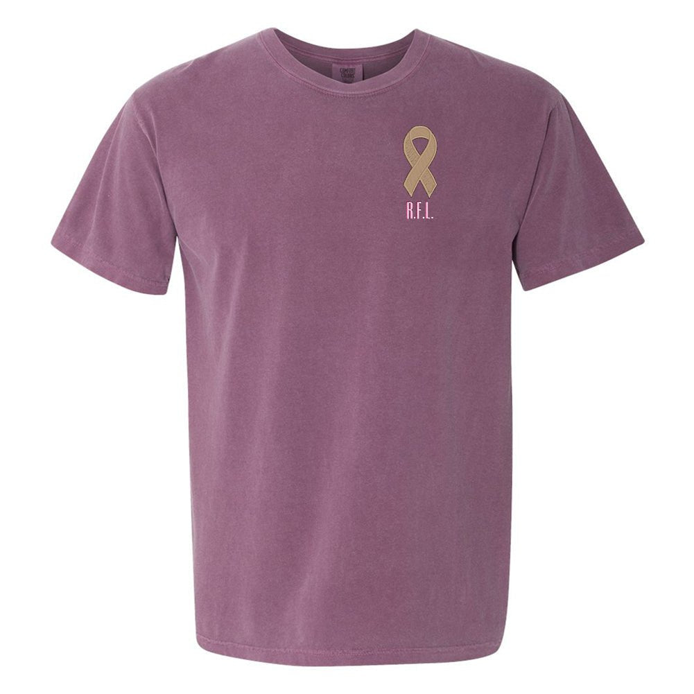 Make It Yours™ Awareness Ribbon Comfort Colors T-Shirt - United Monograms